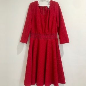 American Rag Red Knee Length Dress